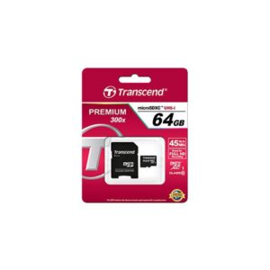 Transcend Premium - Scheda di memoria flash (adattatore microSDHC/SD incluso)