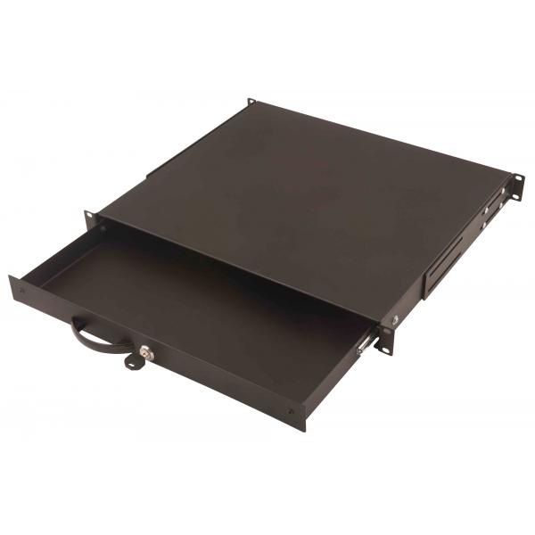 Vassoio per tastiera DIGITUS e amp; Vassoio documenti per armadi da 483 mm (19").