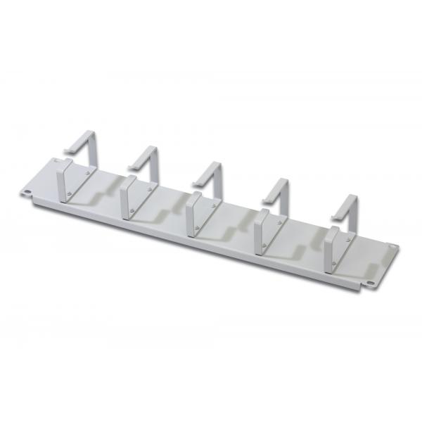 Pannello di gestione cavi DIGITUS con staffe di gestione cavi per armadi da 483 mm (19"), 2U