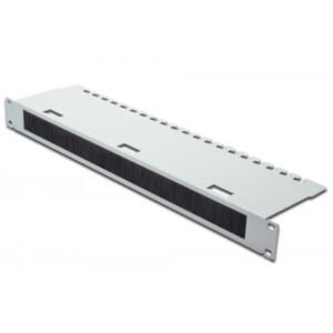 Pannello ingresso cavi DIGITUS con spazzola per armadi da 483 mm (19"), 1U