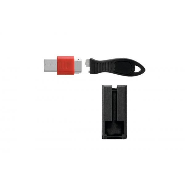 Blocco porta USB Kensington con protezione cavo - Quadrato