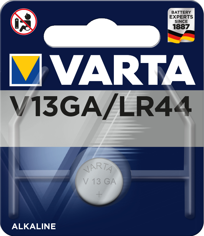 Varta V 13 GA - Batteria LR44 - Alcalina - 125