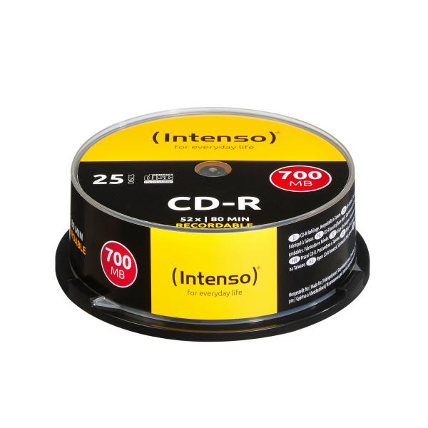 Intenso 25 x CD-R - 700 MB (80 min) 24x - fuso