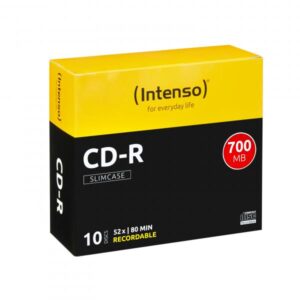 Intenso 10 x CD-R - 700 MB (80 min) 40x - Sottile