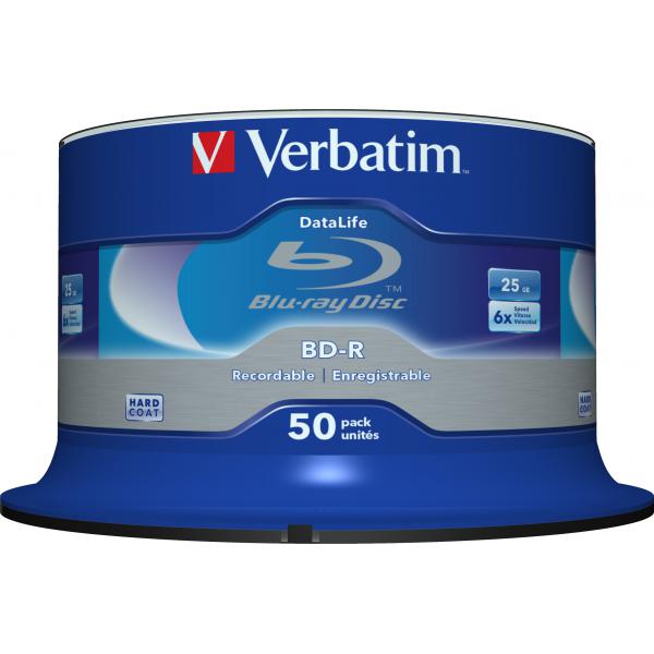 Verbatim DataLife - 50 x BD-R - 25 GB 6x - Mandrino