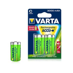 Varta Power Accu - Batteria 2 x C - NiMH - (ricaricabile)