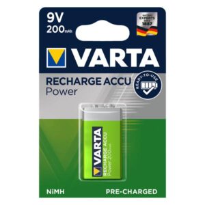 Varta Power Accu - Batteria 9 V - NiMH - (ricaricabile)