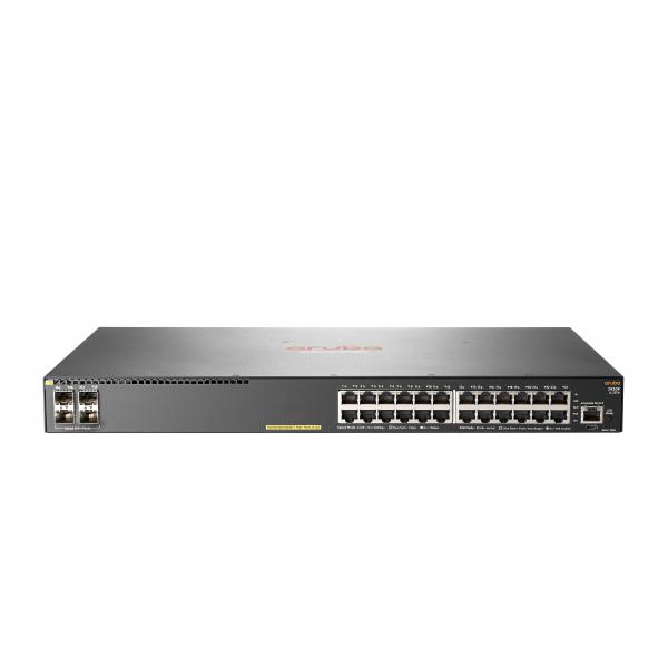 HPE Aruba 2930F 24G PoE+ 4SFP+ - Switch - L3 - gestito - 24 x 10/100/1000 (PoE+)