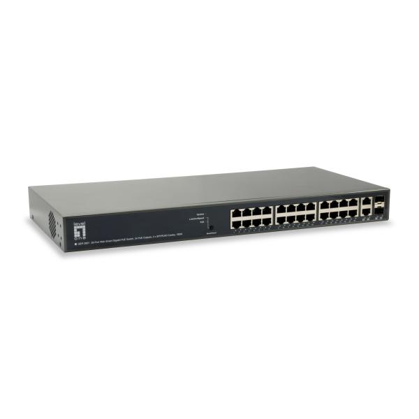 LevelOne GEP-2651 - Switch - Intelligente - 24 x 10/100/1000 (PoE+)