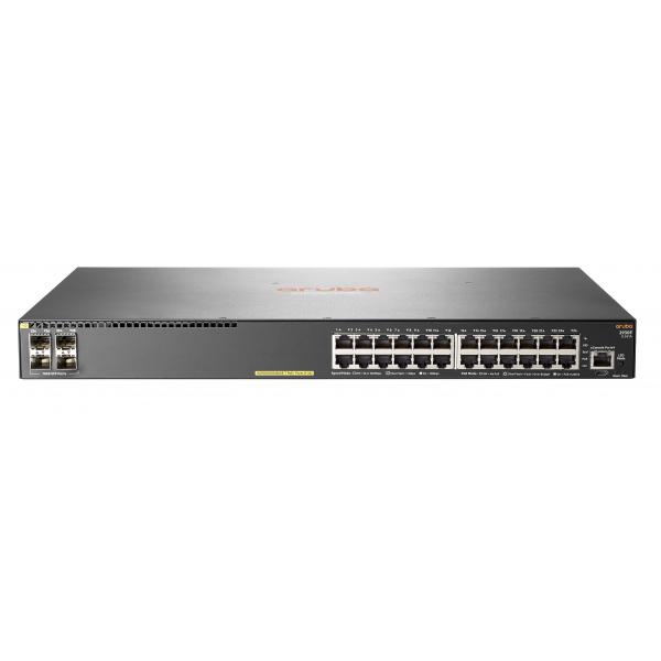 HPE Aruba 2930F 24G PoE+ 4SFP - Switch - L3 - gestito - 24 x 10/100/1000 (PoE+)