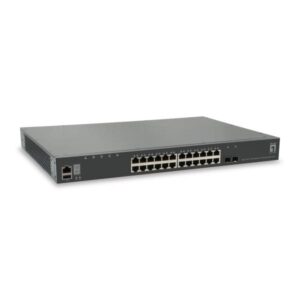 LevelOne GTL-2891 - Switch - L3 - gestito - 24 x 10/100/1000 + 2 x 10 Gigabit SFP+ (Uplink)