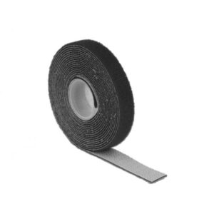 Chiusura in velcro Delock - 3 cm - Nera