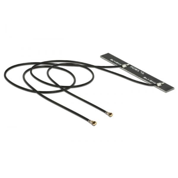 Delock Doppia antenna WLAN - Antenna - Wi-Fi - 5 dBi