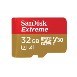 SanDisk Extreme - Scheda di memoria flash (adattatore microSDHC/SD incluso)