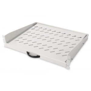 Ripiano estraibile DIGITUS per installazione fissa sulle guide profilate anteriori da 483 mm (19").