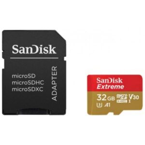 SanDisk Extreme - Scheda di memoria flash (adattatore microSDHC/SD incluso)