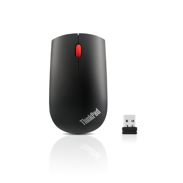 Mouse wireless Lenovo ThinkPad Essential - mouse - laser - 3 pulsanti - wireless - 2,4 GHz - ricevitore wireless (USB)
