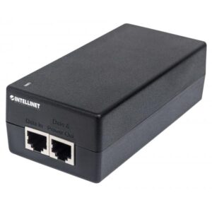 Iniettore Intellinet Gigabit Ultra PoE, 1 porta da 60 watt, conforme IEEE 802.3bt e IEEE 802.3at/af, alloggiamento in plastica