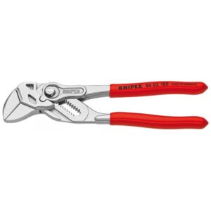 KNIPEX 86 03 180, pinza per connettori, 1,2 cm, 3,5 cm, acciaio al cromo vanadio, plastica, rosso