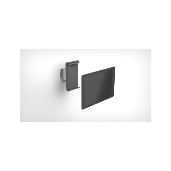 PORTA TABLET DA PARETE durevole - Staffa per tablet - Alluminio, plastica ABS - Argento (7"-13")