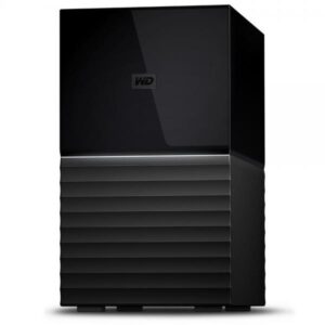 WD My Book Duo WDBFBE0160JBK - Array di dischi rigidi - 16 TB - 2 alloggiamenti - HDD 8 TB x 2 - USB 3.1 (esterno)