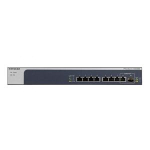 Netgear XS508M - Switch - non gestito - 7 x 10 Gigabit Ethernet + 1 x 10 Gigabit Ethernet / 10 Gigabit Ethernet SFP+