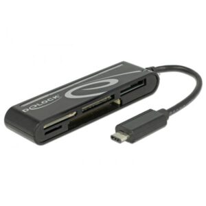 Delock Lettore di schede USB 2.0 USB Type-C maschio 5 slot - lettore di schede - all-in-one (multiformato)