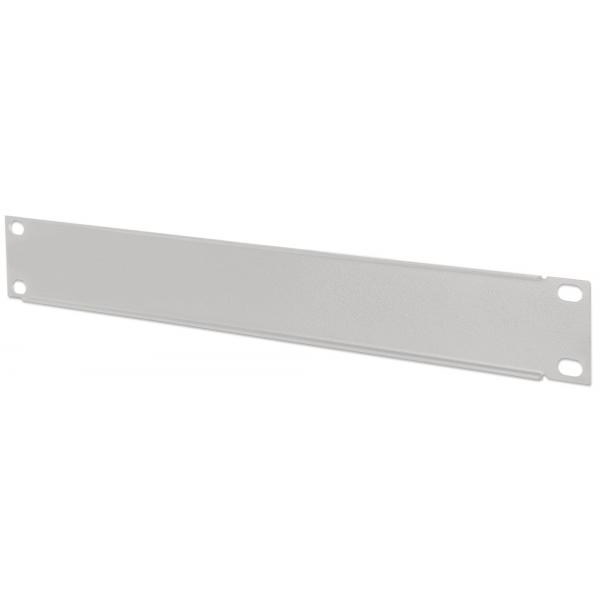 Intellinet 10quot; Copertura cieca, 1U, nasconde le aree inutilizzate negli armadi da 10", metallo, grigio - Copertura cieca - montabile in rack - Grigio, RAL 7035 - 1U - 25,4 cm (10")
