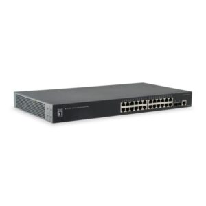 LevelOne GTL-2661 - Switch - 24 x 10/100/1000 + 2 x 10 Gigabit SFP+