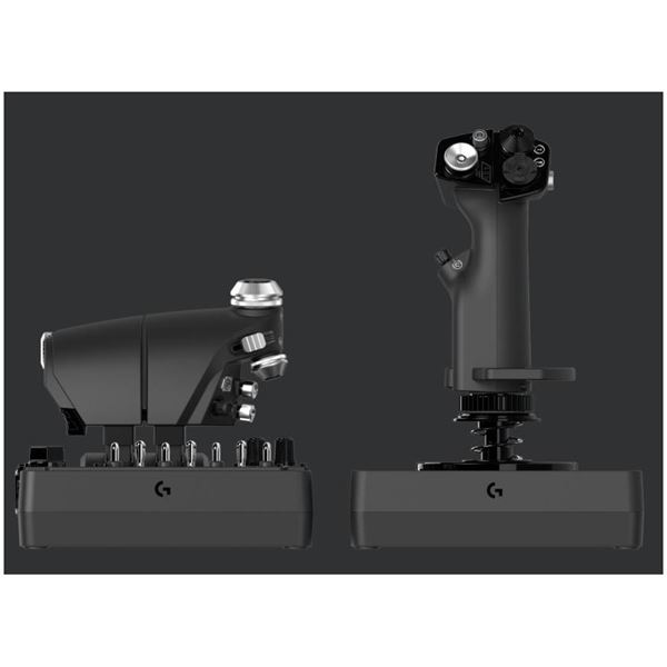 Logitech X56 H.O.T.A.S. - Joystick und Gasregler