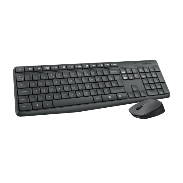 Logitech MK235 - set tastiera e mouse - wireless
