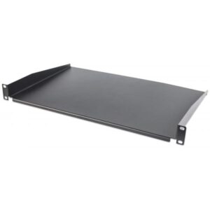 Intellinet 19quot; Scaffale cantilever, 1U, profondità scaffale 350 mm, non ventilato, max 25 kg, Nero, tre anni di garanzia - Scaffale - Scaffale - Nero, RAL 9005 - 1U - 48,3 cm (19")