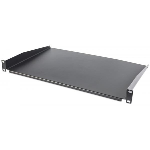 Intellinet 19quot; Scaffale cantilever, 1U, profondità scaffale 350 mm, non ventilato, max 25 kg, Nero, tre anni di garanzia - Scaffale - Scaffale - Nero, RAL 9005 - 1U - 48,3 cm (19")
