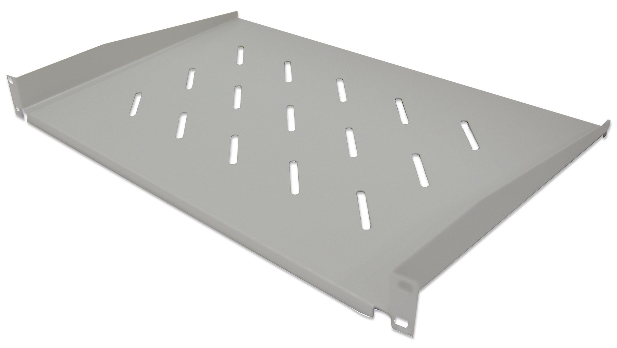 Intellinet 19quot; Scaffale cantilever, 1U, profondità scaffale 350 mm, ventilato, max 25 kg, Grigio, tre anni di garanzia - Scaffale - Scaffale - RAL 7035 - 1U - 48,3 cm (19")