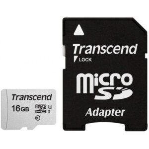 Transcend 300S - Scheda di memoria flash (adattatore incluso)