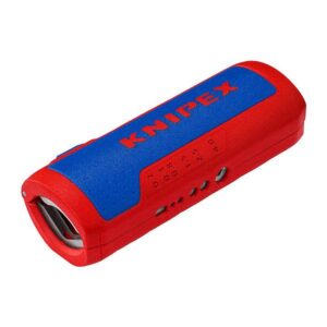 KNIPEX TwistCut, Rohrschneider, Blau, Rot, 1,3 cm, 100 mm, 47 g