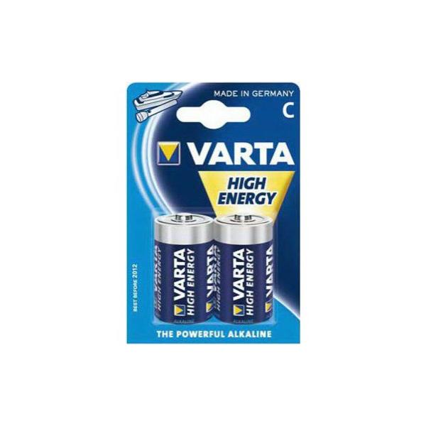 Varta High Energy - Batteria 2 x C - Alcalina