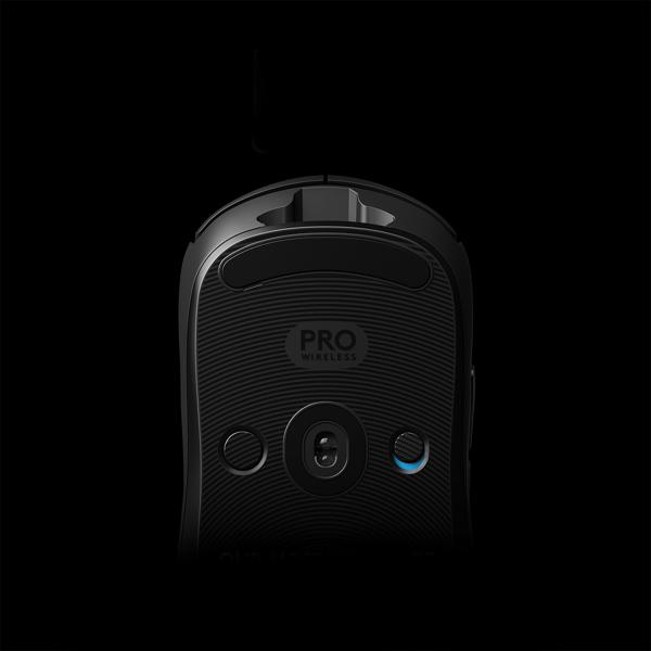 Logitech G Pro - Mouse - per destrimani e mancini - ottico - wireless - 2,4 GHz - ricevitore wireless (USB)
