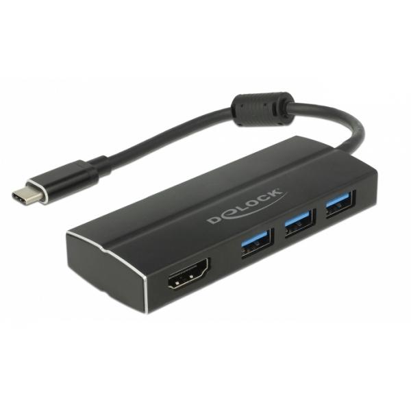 Delock Retail Pack - Docking station - USB-C 3.1 / Thunderbolt 3
