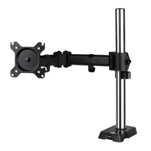 Arctic Z1 (Gen 3) - kit di montaggio - braccio regolabile - per display LCD - acciaio, lega di alluminio - nero opaco - dimensioni dello schermo: fino a 109,2 / 124,5 cm (ultra-wide)