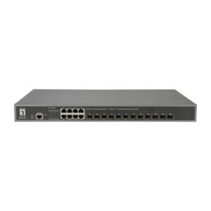 LevelOne GTL-2091 - Switch - L3 - gestito - 12 x 10 Gigabit SFP+ + 8 x 10/100/1000