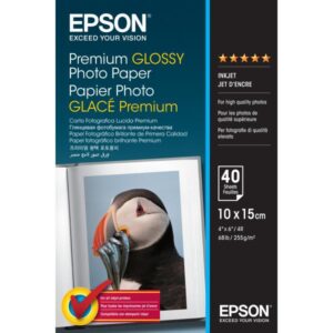 Carta fotografica lucida Premium Epson - Lucida - 100 x 150 mm 40 fogli di carta fotografica