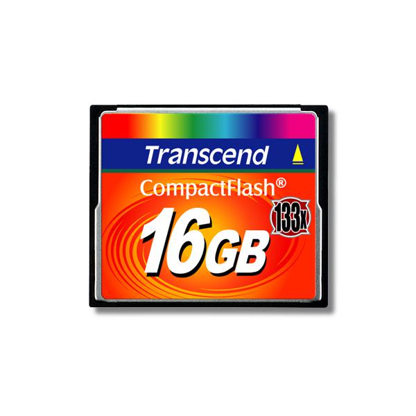 Transcend Flash-Speicherkarte - 16 GB - 133x