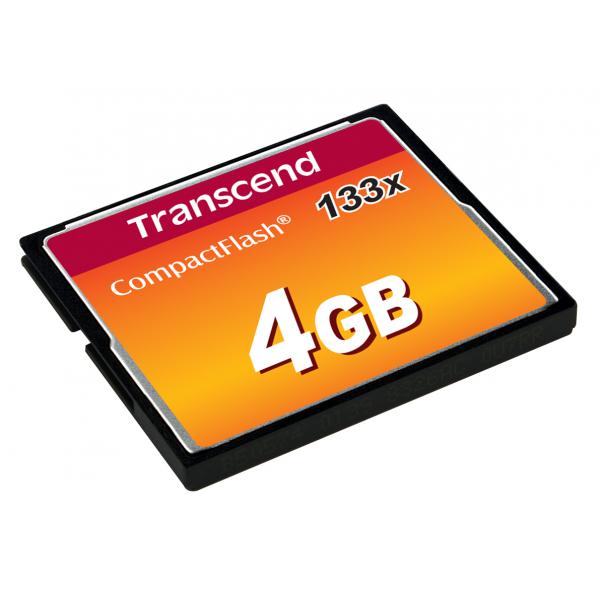 Transcend Flash-Speicherkarte - 4 GB - 133x