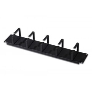 Pannello di gestione cavi DIGITUS con staffe di gestione cavi per armadi da 483 mm (19"), 2U