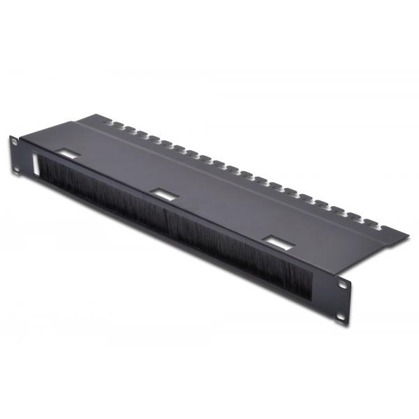 Pannello ingresso cavi DIGITUS con spazzola per armadi da 483 mm (19"), 1U