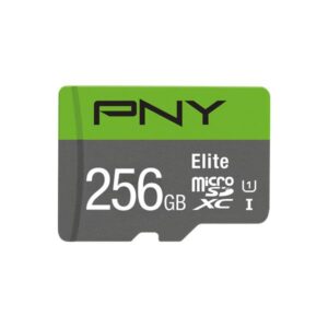 PNY Elite - Scheda di memoria Flash - 256 GB - A1 / Classe video V10 / Classe UHS 1 / Classe 10
