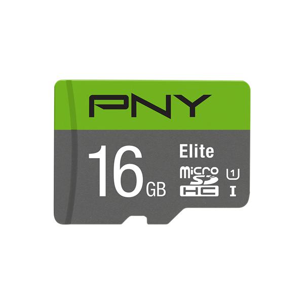 PNY Elite - Scheda di memoria flash (adattatore microSDHC/SD incluso)