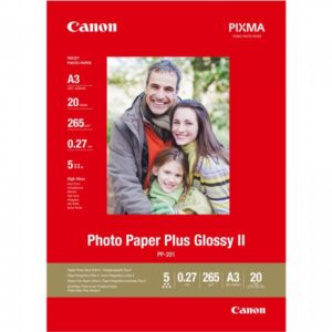 Canon Photo Paper Plus Glossy II PP-201 - Lucida - A3 (297 x 420 mm)