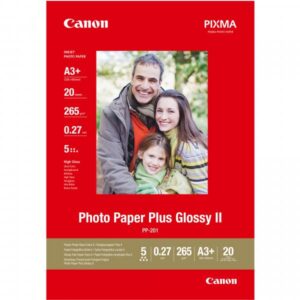 Canon Photo Paper Plus Glossy II PP-201 - Lucida - A3 plus (329 x 423 mm)